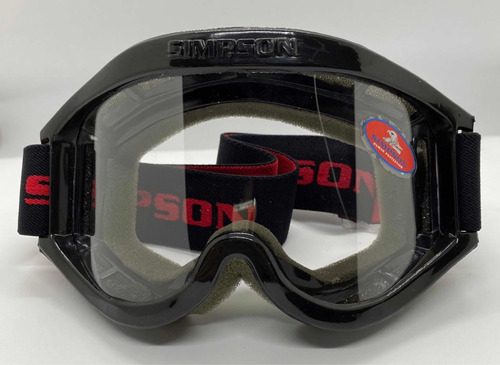 Antiparra Simpson Moto Cross Visor Transparente