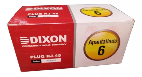 DIXON PLUG RJ-45 CAT. 6 - ::.DIXON.:: - SOMOS LA COLUMNA VERTEBRAL DE TUS  PROYECTOS