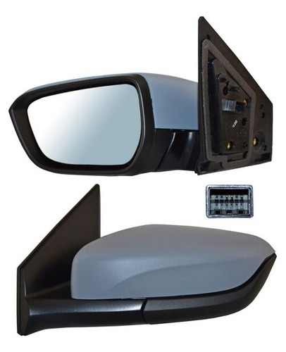 Espejo Izq Chev Onix 2020-2021-2022-2023 P/pintar 3 Pines Pw