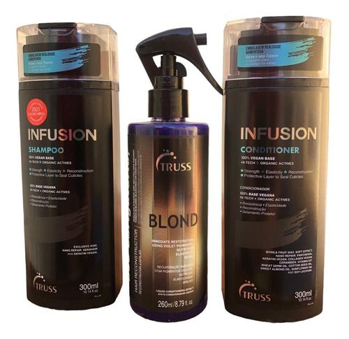 Truss Infusion Shamp Cond 300ml Uso Obrigatório Blond 260ml