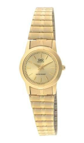 Reloj Q&q Dama Dorada Q495j010