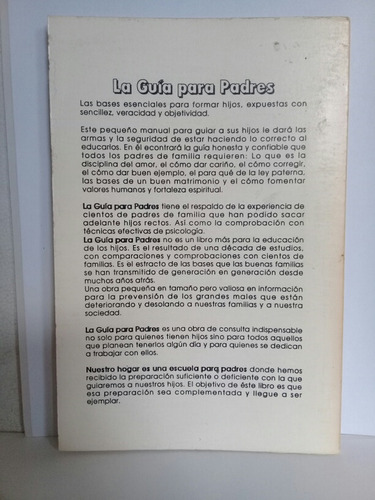 La Guía Para Padres De Familia Manual De Las Bases Esenciale (Usado)