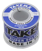 Comprar Rollo De Estaño 60\u002F40 0.8mm 1\u002F2 Libra St-60\u002F0.8(1\u002F2l) Takema