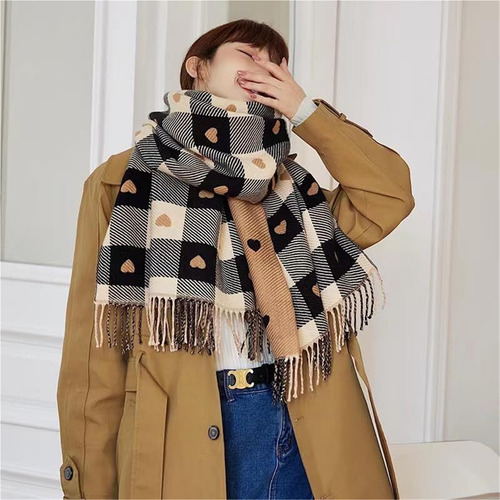 Bufanda Cálida De Invierno Y Otoño Para Mujer Bufanda Larga