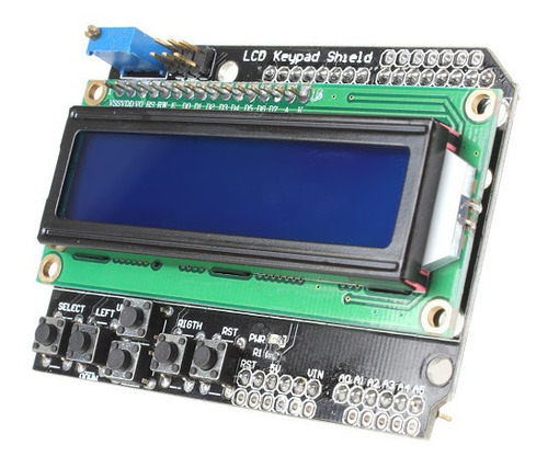 Shield Display Keypad Lcd 1602 16x2 + Botones Arduino 