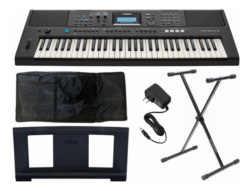 Teclado Musical Yamaha Psr-e473 Kit Completo