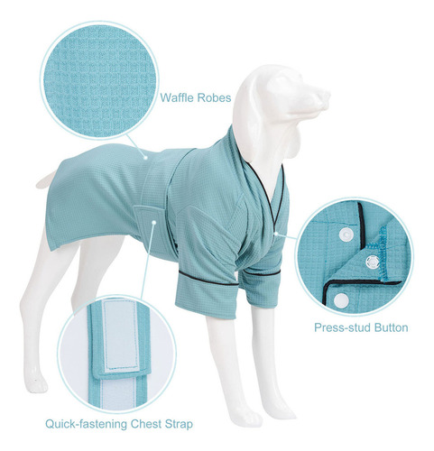 Toalla De Baño Para Perros, Pijama, Batas De Secado De Spa P