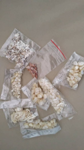 Remate De Material Para Montar Bisuteria Color Marfil