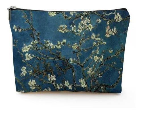 Bolso Maquillaje Grande Para Mujeres 7x10in - Almendro En