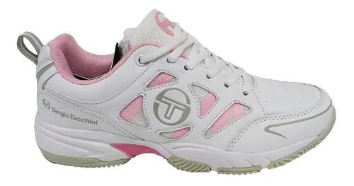 Significado abortar zapatilla Zapatillas Sergio Tacchini Mujer Tenis Paddle Blanco - Rosa