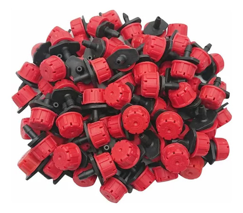 100mts Cañeria Plansa Poliet 1/2 Pulgada + Gotero Rojo 100un