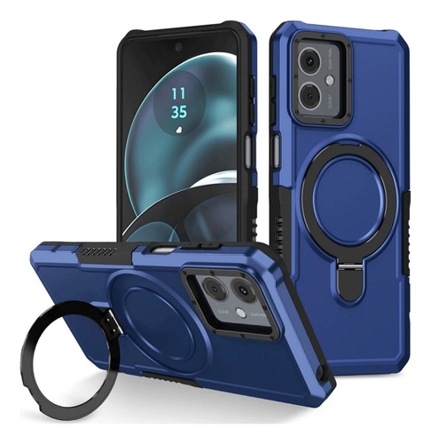 Funda Metálica Para Moto G14 E13, Apoyo Y Protección Contra