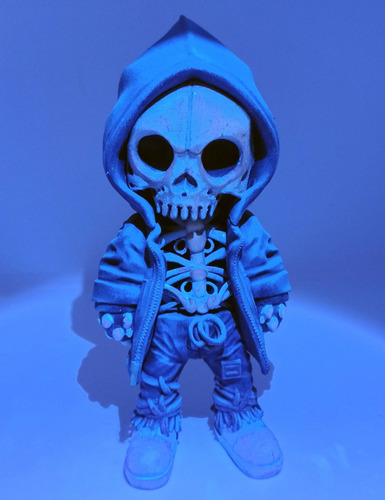 Chico Calavera Dia De Muertos Skull Boy Halloween Impresa 3d