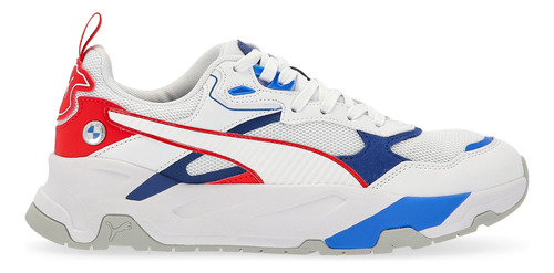 Zapatillas Puma Bmw Mms Hombre En Blanco Y Azul