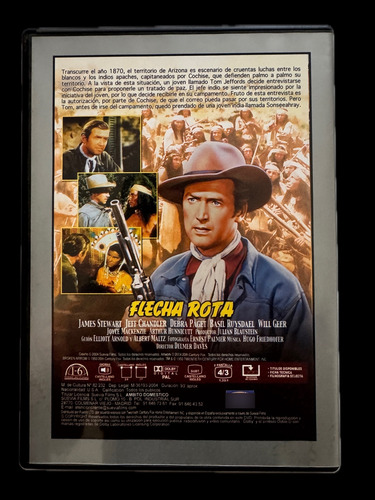James Stewart - Flecha Roja Dvd, Dir. Howard Hawks (Usado)