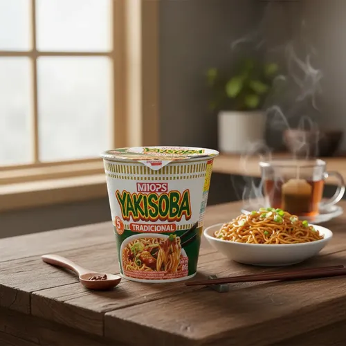 Yakisoba Tradicional 5 Copo 68g Macarrão Instantâneo Miojo