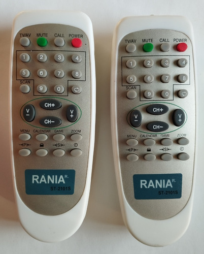 Control Remoto Tv  Rania Modelo St-2101s  