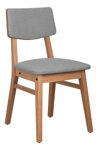 Silla De Diseño Classic De Madera Tapizado Comedor 