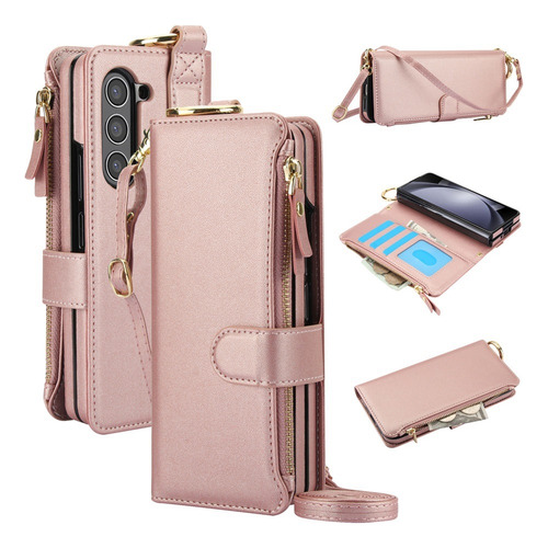 Funda De Cuero For Samsung Galaxy Z Fold 5 Z Fold 4 Z Fold