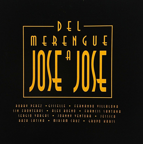 Jose Jose Cd Tributo En Merengue 1998 Made In U.s.a Impecabl