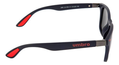 Lentes De Sol Umbro Casual Mod 509 C1 Polarizados Azul Ng Lente Negro Varilla Azul Oscuro Armazón Azul Oscuro