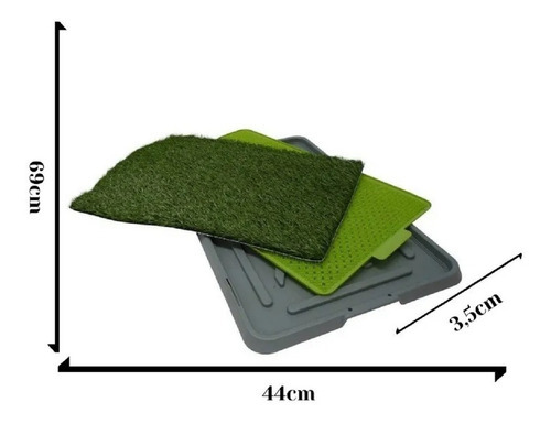 Baño Para Perros Gatos Ecológico Entrenamiento 43x68,5 Cm