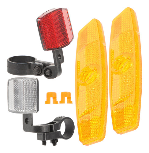 # Kit De Reflectores Delanteros Y Traseros Para Bicicleta