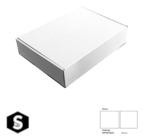 5 Cajas Packaging Ecommerce (pd) 22x15x5 Cm Blancas