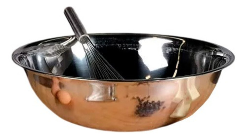 Bowl Ensaladera Acero Inoxidable Reposteria 26cm Pack X 10 