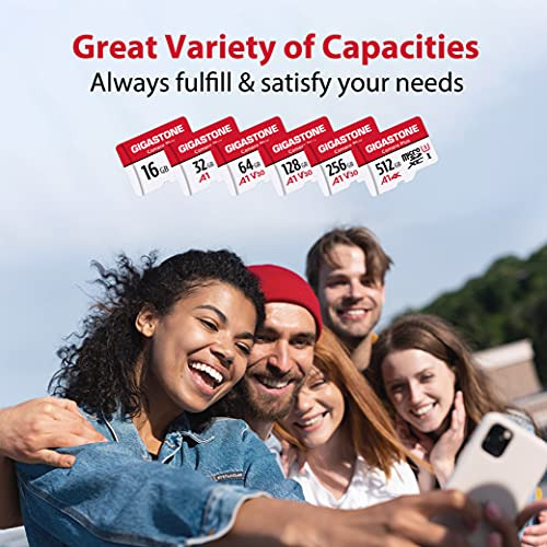 Gigastone 128gb 2-pack Tarjeta Micro Sd, Camera Plus, Compat