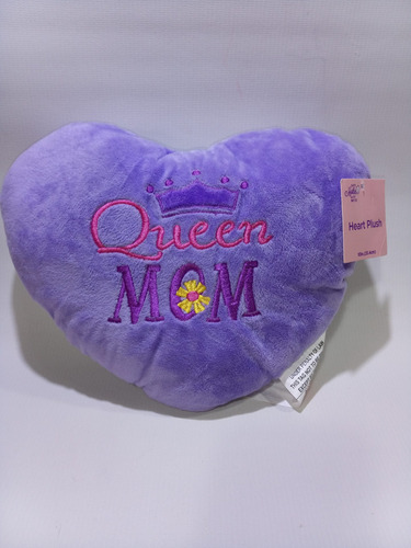 Cojín Corazon  Queen Mom  Original 25 Cms