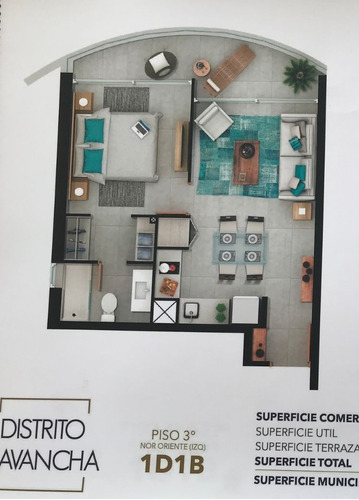 Venta Cesión Departamento 1d En Distrito Cavancha 