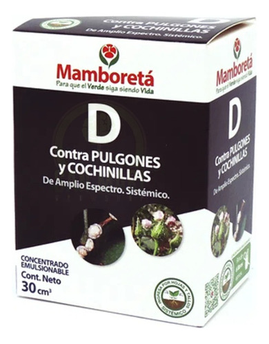Mamboreta D 30 Cc. Insecticida Contra Pulgones Y Cochinillas
