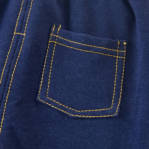 Conjunto De Sudadera Con Capucha Y Pantalón Para Niños Amarillo 18-24 M
