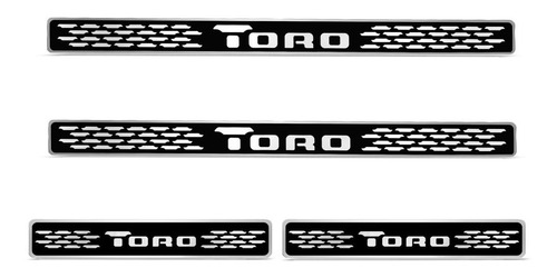 Imagem 2 de 5 de Protetor Soleira Premium Toro 2016 A 2020 Elegance 4 Portas
