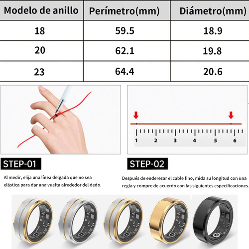 Anillo Inteligente Con Rastreador Gps Bluetooth 2024, Anillo