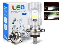 Comprar Faro Led Moto H4 9003 Hb2 Cob Luz Alta Y Baja Foco 8500k