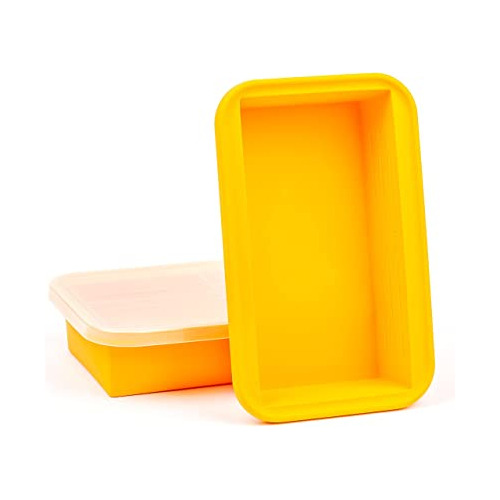 (2 Pack) Large Silicone Freezer Containers For Soup, Pa...