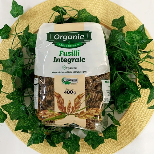 Macarrão Fusilli Integral Orgânico Organic 400g
