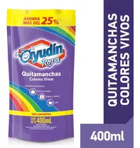 Comprar Quitamanchas Ayudín Colores Vivos Sin Lavandina 400 Ml