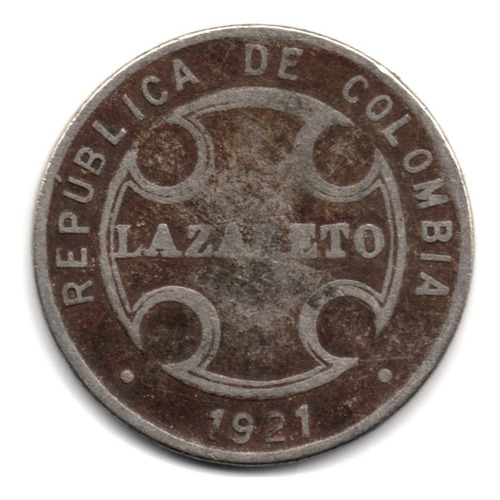 5 Centavos 1921 Lazareto