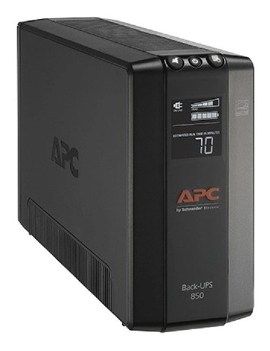 No Break Apc Bx850m 510w, 850va, Entrada 88/139v, Salida /v Color Negro