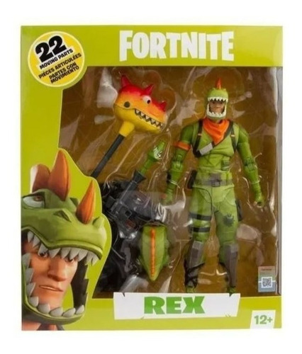 Boneco Articulado Fortnite Rex 17cms Mcfarlane Novo Lacrado