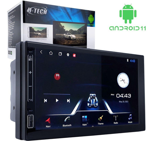 Central Multimidia H-tech Ht-7123 7pol 2din 2gb Android 11