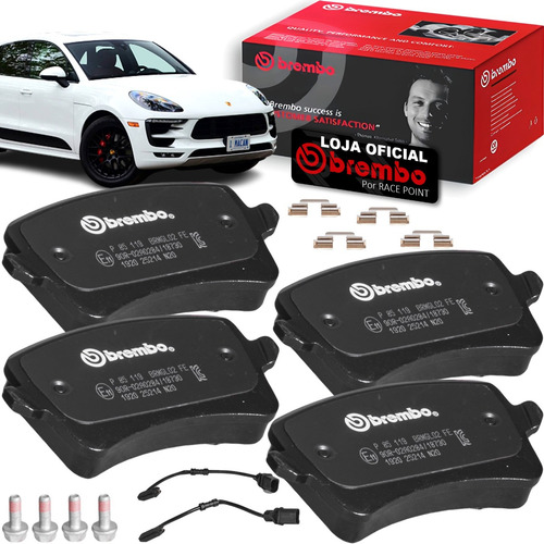 Kit Pastilha Freio Traseiro Brembo Macan S Gts  2.0 2.9 3.0