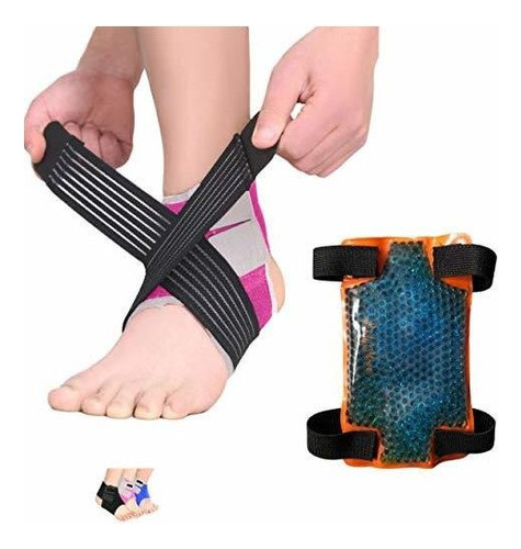 Bodymoves Kid's Ankle Brace Support Plus Hot And Cold Ice Pa