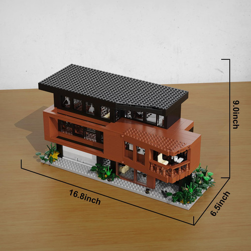 Juego De Construcción De Casa Cullen Compatible Con Bloques