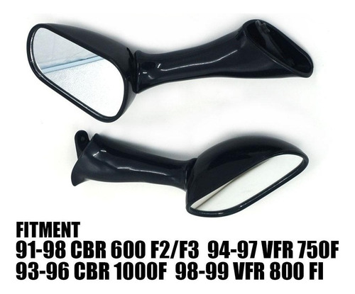 Espejo K2024 Para Honda Cbr 600 F2 F3 Cbr 1000f Vfr 750f