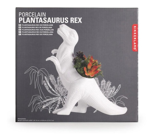 Maceta Plantasaurus Rex