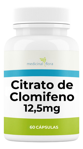 Citrato De Clomifeno 12,5mg - 60 Cápsulas Sabor Sem Sabor